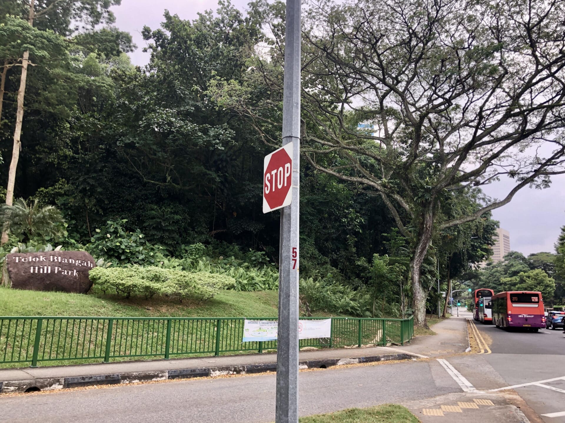 Entrance To Telok Blangah Hill Park From Bustling Henderson Road 3